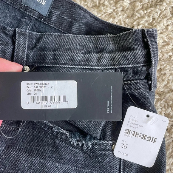 Edwin Cai Short 7" in Irony NWT 26 - Picture 12 of 13